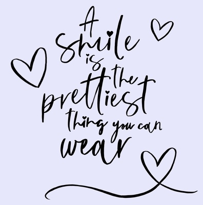 Hoodie: A Smile is the prettiest Thing you can wear